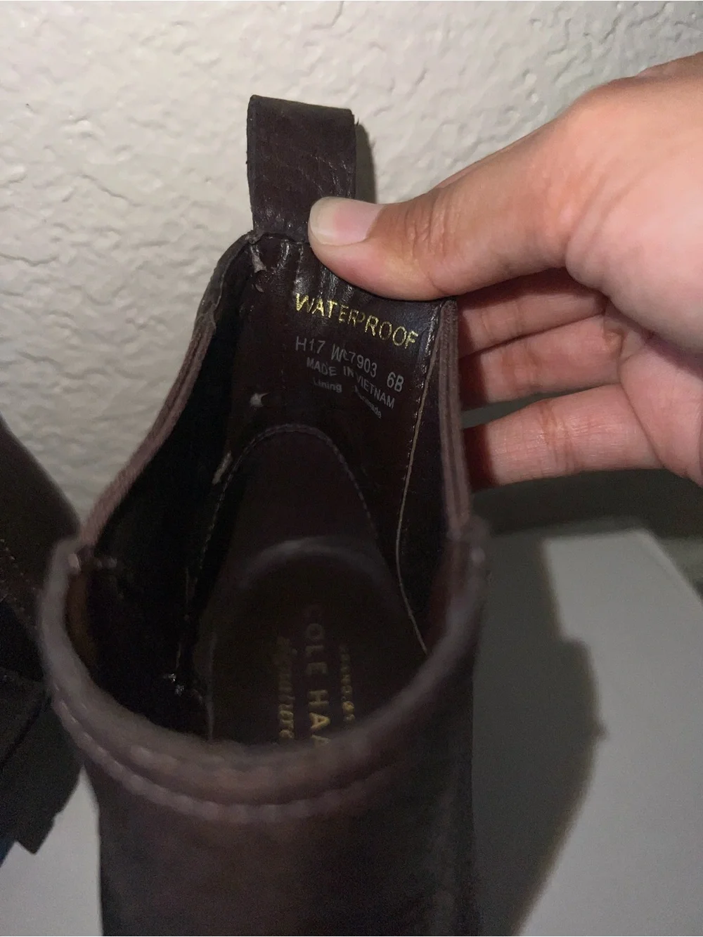 Dark Brown Leather Lug Sole Chelsea Boots